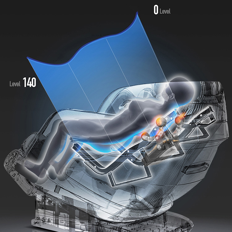 4D Mirimiri Relaxation Maihao Press Armchair me te Pūnaha Whakawera