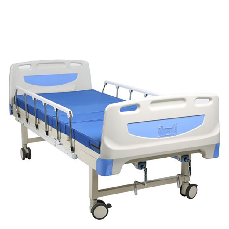 ABS Head Board Manual Rua Crank Hospital Bed for Clinc and Hospital