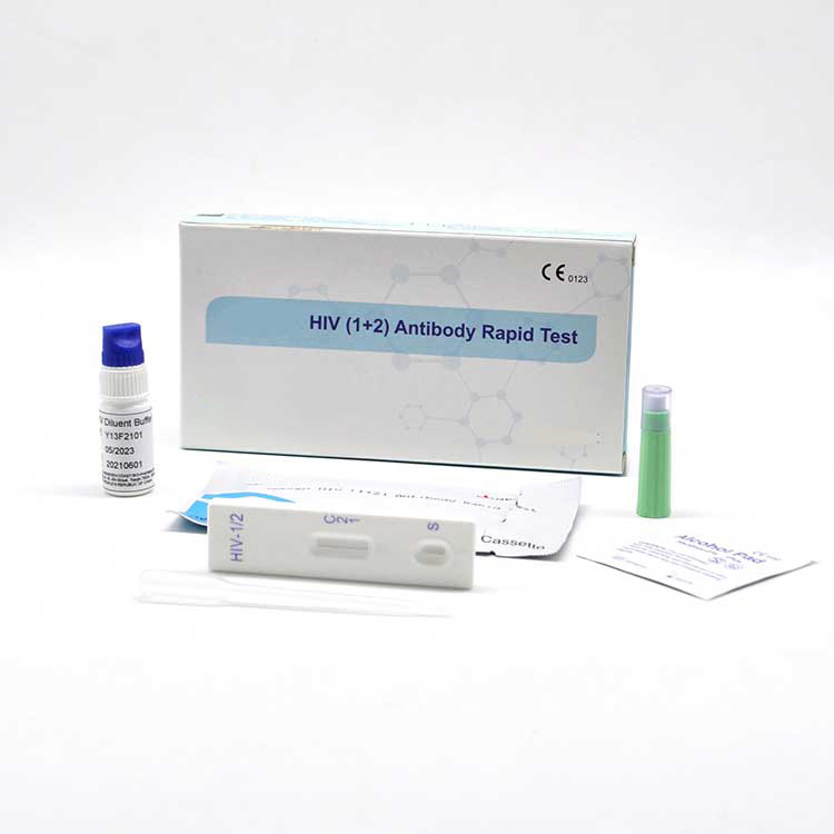 Ce0123 Whakaaetia Toto 1+2 Whakamahi Kainga Hiv Aids Self Test Strips Kits